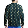 Vintage Black Tiny Polka Dot Men's Sweatshirt-grizzshop