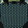 Vintage Black Tiny Polka Dot Pet Car Seat Cover-grizzshop