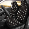 Vintage Black White Polka dot Universal Fit Car Seat Cover-grizzshop