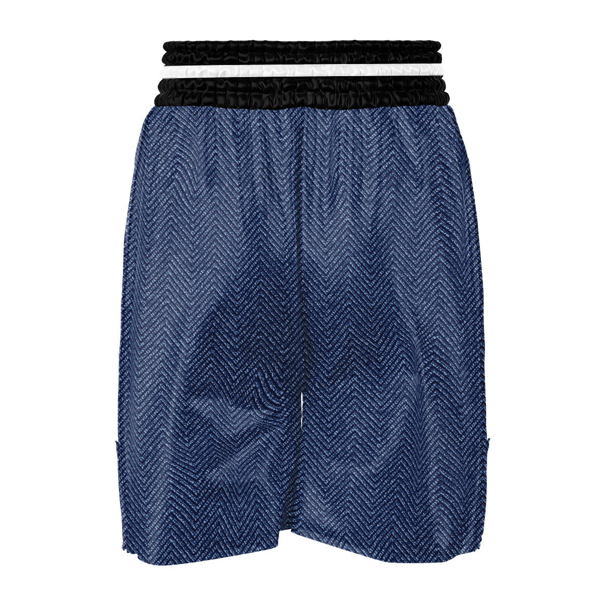 Vintage Denim Blue Jeans Print Pattern Boxing Shorts-grizzshop