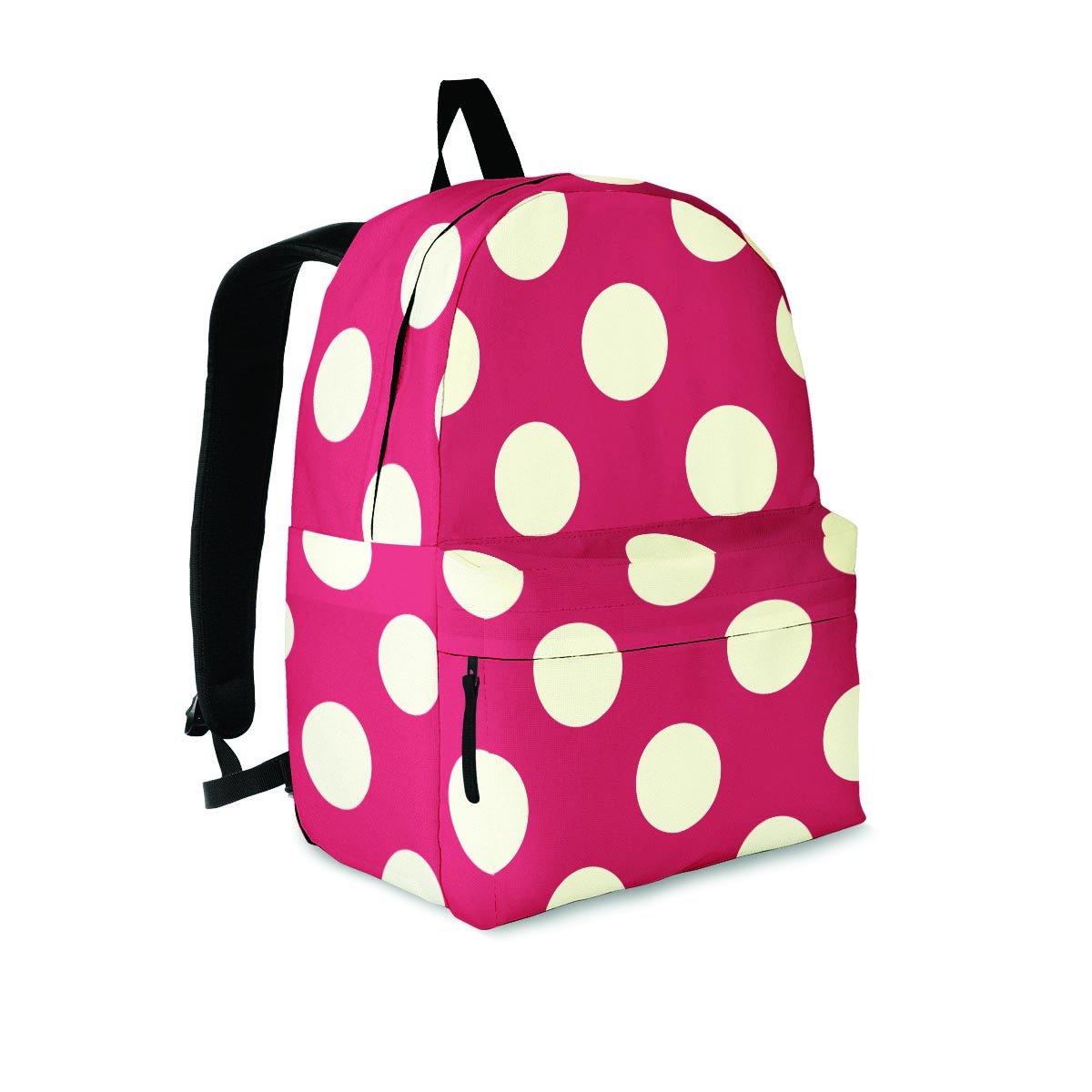 Vintage Red Polka Dot Backpack-grizzshop