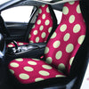Vintage Red Polka Dot Car Seat Covers-grizzshop
