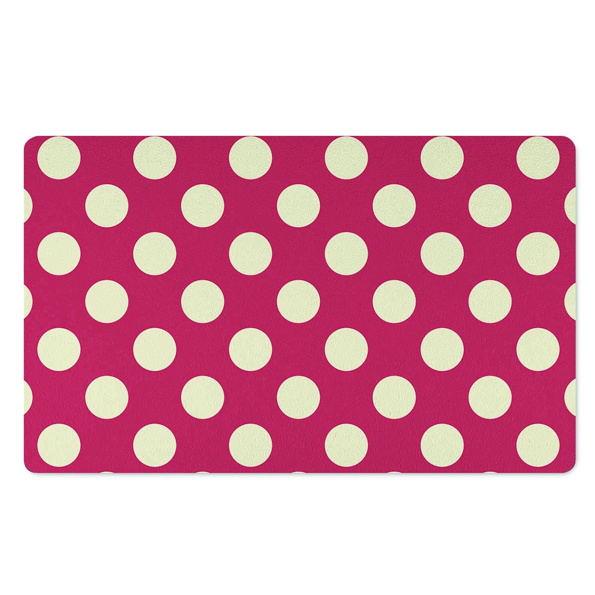 Vintage Red Polka Dot Door Mat-grizzshop