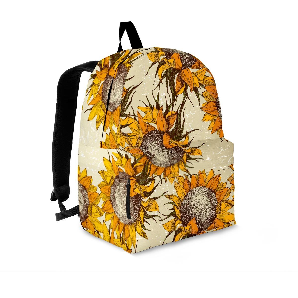 Vintage Sunflower Backpack-grizzshop