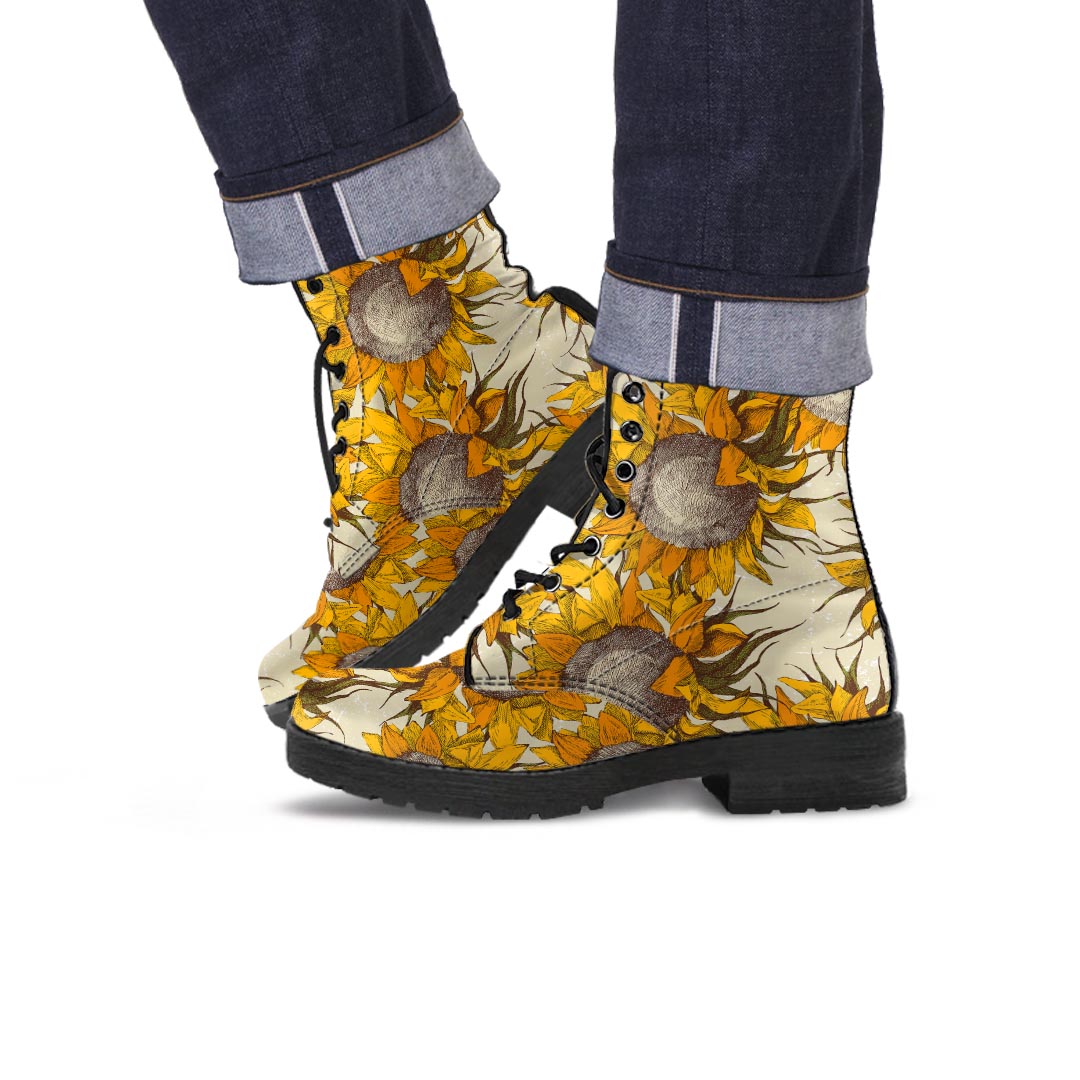 Vintage Sunflower Men's Boots-grizzshop