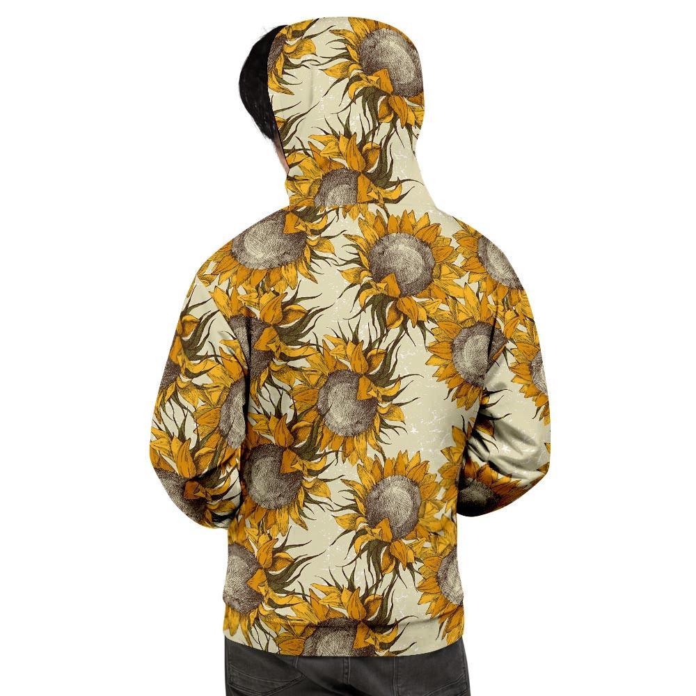 Vintage Sunflower Men's Hoodie-grizzshop