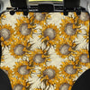 Vintage Sunflower Pet Car Seat Cover-grizzshop