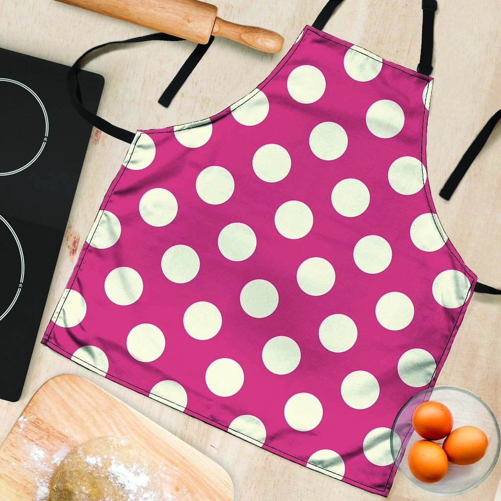 Vintage Red Polka Dot Women's Apron-grizzshop