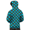 Vinyl Record Blue Print Pattern Men's Hoodie-grizzshop