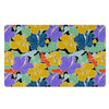 Violet Hibiscus Flower Hawaiian Print Door Mat-grizzshop