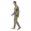 Violet Hibiscus Flower Hawaiian Print Men's Pajamas-grizzshop