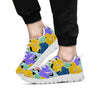 Violet Hibiscus Flower Hawaiian Print Men's Sneakers-grizzshop