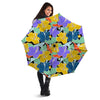 Violet Hibiscus Flower Hawaiian Print Umbrella-grizzshop