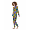 Violet Hibiscus Flower Hawaiian Print Women's Pajamas-grizzshop