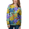 Violet Hibiscus Flower Hawaiian Print Women's Sweatshirt-grizzshop