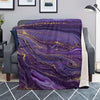 Violet Marble Blanket-grizzshop