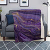 Violet Marble Blanket-grizzshop