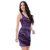 Violet Marble Bodycon Dress-grizzshop