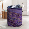 Violet Marble Laundry Basket-grizzshop