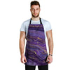 Violet Marble Men's Apron-grizzshop