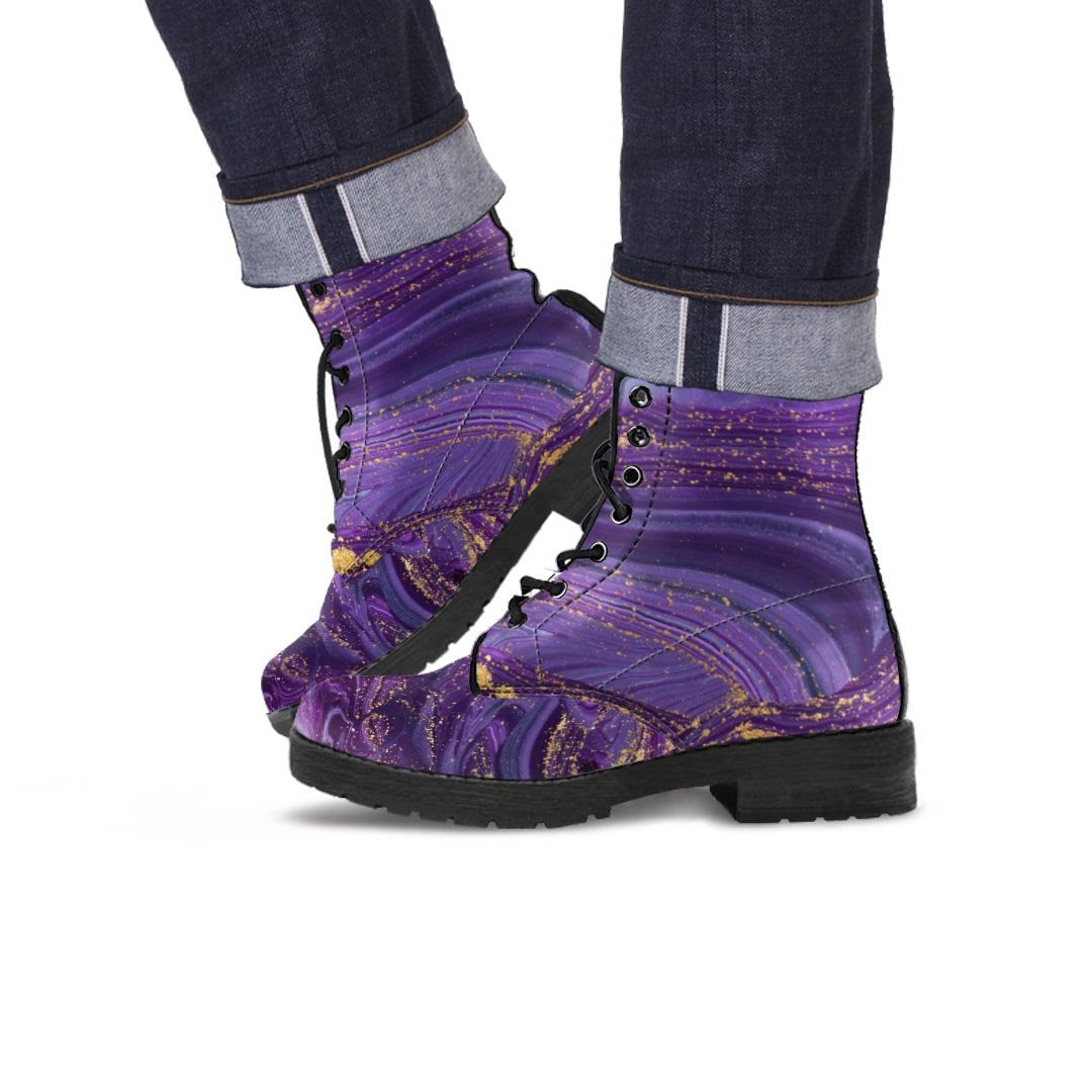 Violet Marble Men's Boots-grizzshop