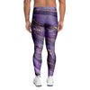 Violet Marble Men's Leggings-grizzshop