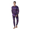 Violet Marble Men's Pajamas-grizzshop