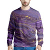 Violet Marble Men's Sweatshirt-grizzshop