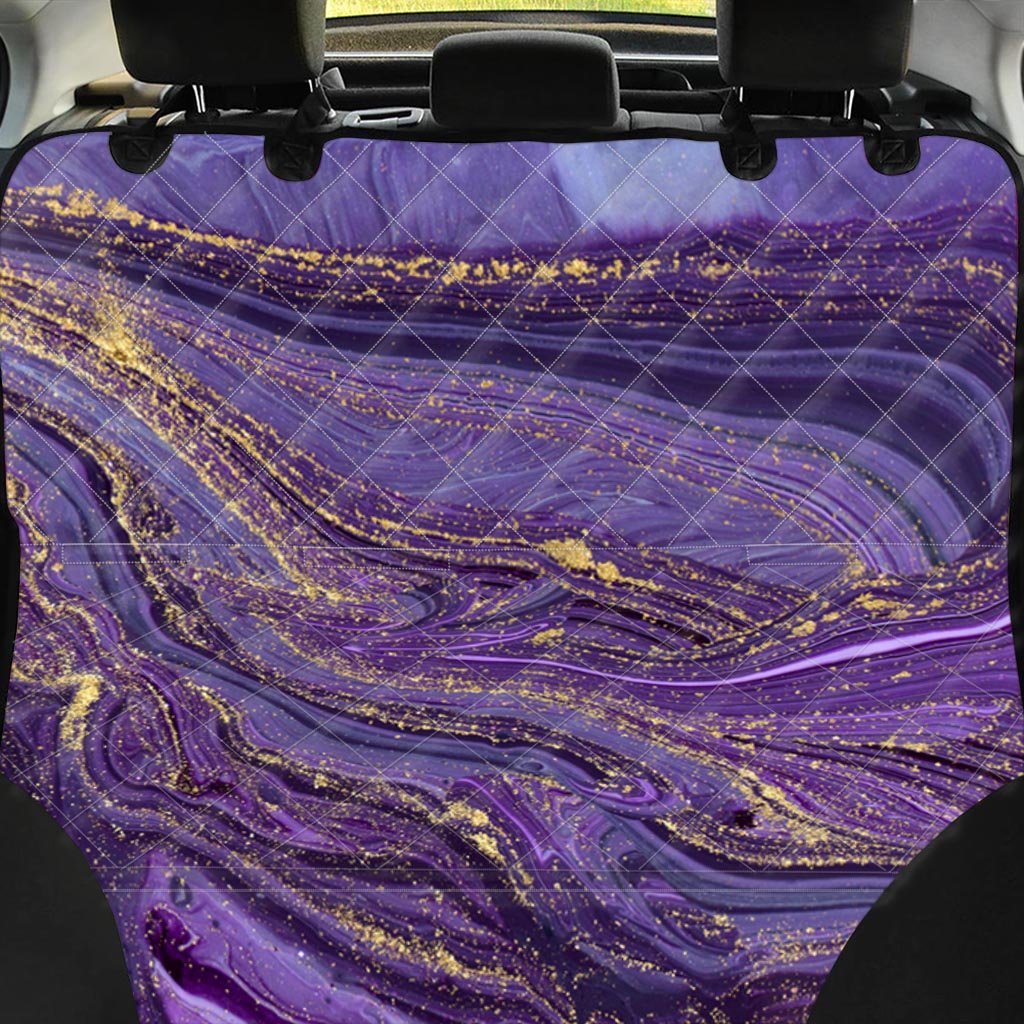 Violet Marble Pet Car Seat Cover-grizzshop