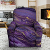 Violet Marble Recliner Cover-grizzshop