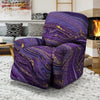 Violet Marble Recliner Cover-grizzshop