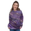 Violet Marble Women's Hoodie-grizzshop