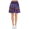 Violet Marble Women's Skirt-grizzshop