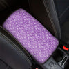 Violet Paisley Bandana Print Car Center Console Cover-grizzshop