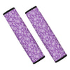 Violet Paisley Bandana Print Car Seat Belt Cover-grizzshop