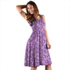 Violet Paisley Bandana Print Dress-grizzshop