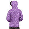 Violet Paisley Bandana Print Men's Hoodie-grizzshop