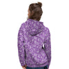 Violet Paisley Bandana Print Women's Hoodie-grizzshop