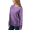 Violet Paisley Bandana Print Women's Sweatshirt-grizzshop