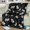 Violin Pattern Print Blanket-grizzshop