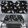 Violin Pattern Print Car Sun Shade-grizzshop