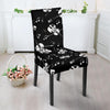 Violin Pattern Print Chair Cover-grizzshop