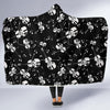 Violin Pattern Print Hooded Blanket-grizzshop