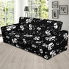 Violin Pattern Print Sofa Covers-grizzshop