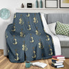 Violin Print Pattern Blanket-grizzshop