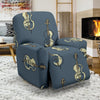 Violin Print Pattern Recliner Cover-grizzshop