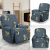 Violin Print Pattern Recliner Cover-grizzshop