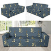 Violin Print Pattern Sofa Covers-grizzshop