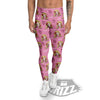 Virgo Cute Cartoon Print Pattern Men's Leggings-grizzshop