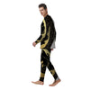 Virgo Sign Black And Gold Print Men's Pajamas-grizzshop